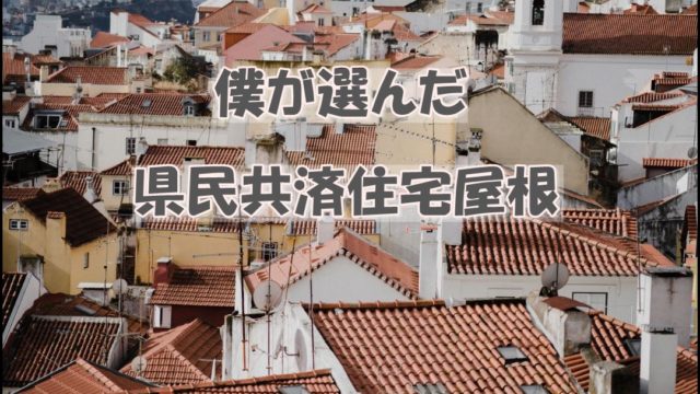 僕が選んだ県民共済住宅の屋根について 県民共済でコスパの良い満足する家を建てる